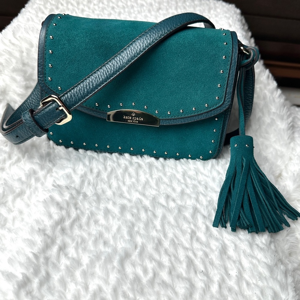 NWOT Kate Spade New York West Street Kenway Emerald Teal Crossbody Bag Purse